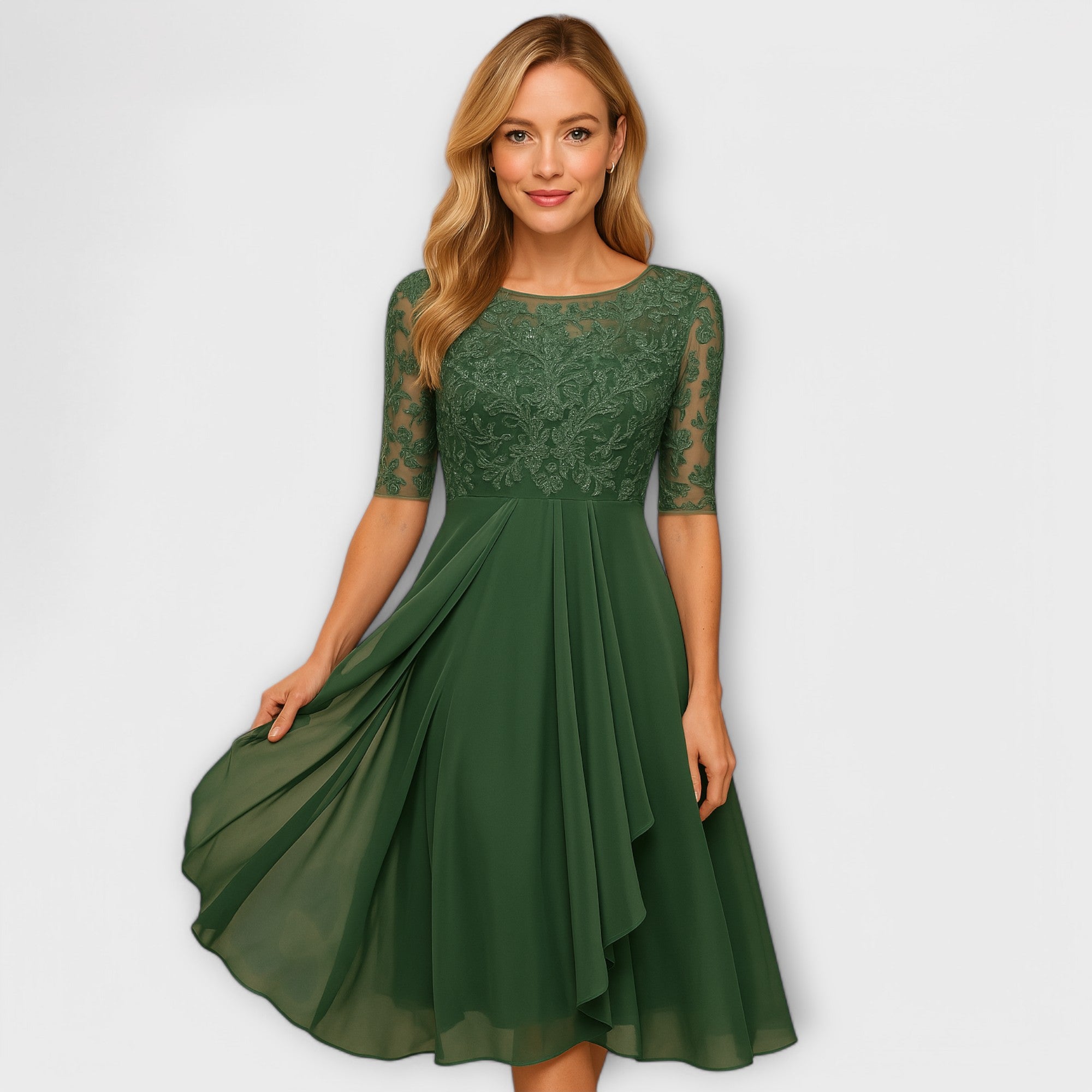 Élodie™ | Chic and Comfortable Dress for Wedding Guests