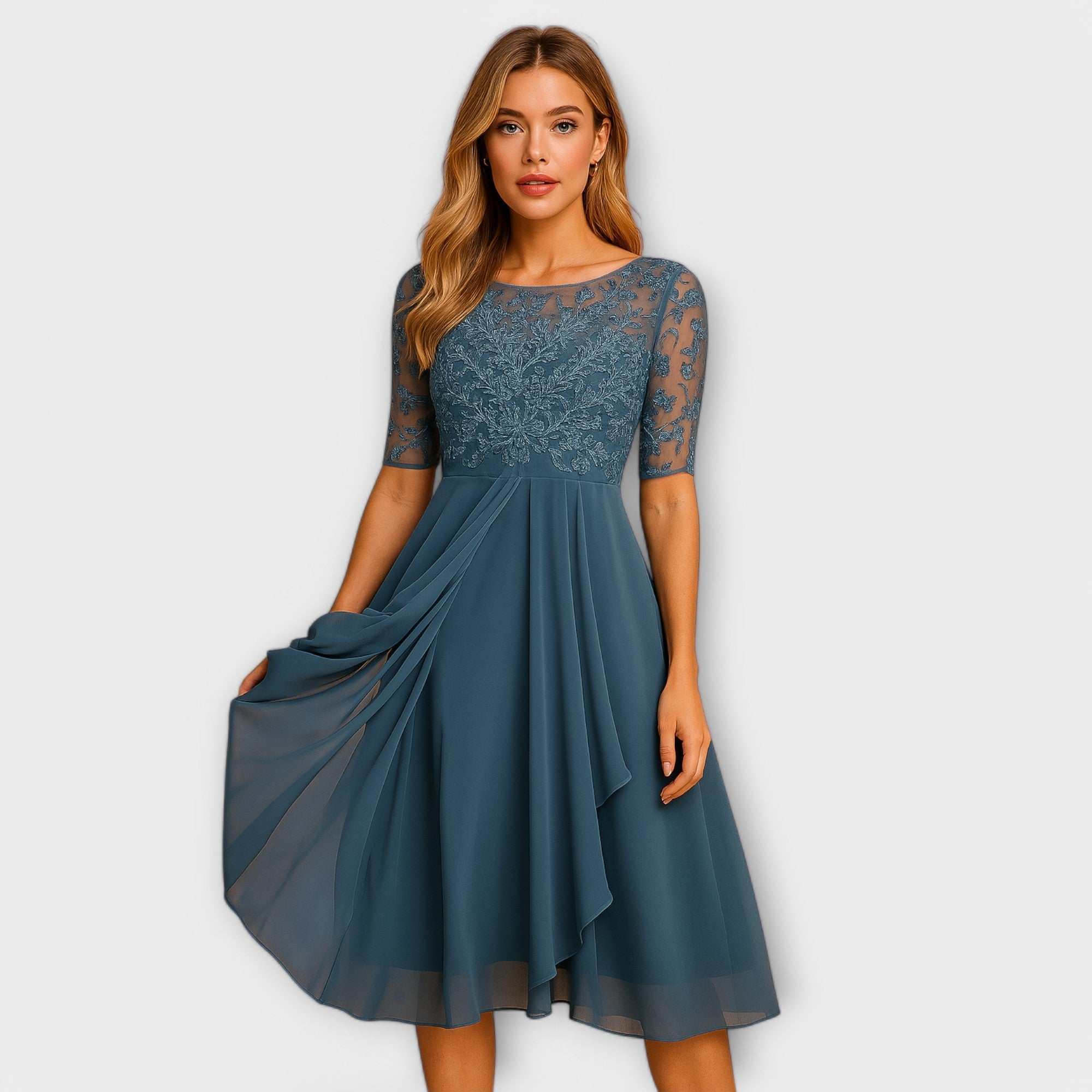 Élodie™ | Chic and Comfortable Dress for Wedding Guests