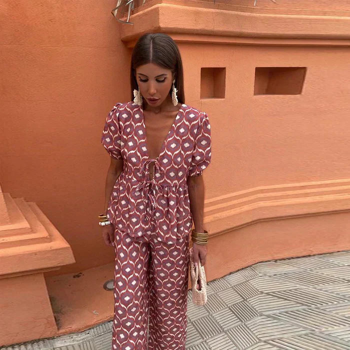 Élodie | Stylish and Comfortable Summer Two-Piece Ensemble