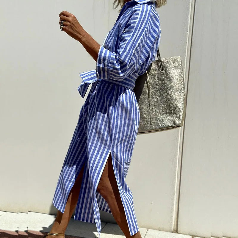 Armelle | Chic Striped Dress for Effortless Summer Style