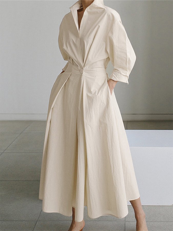 Clémence | Elegant long dress for any occasion, comfortable fit