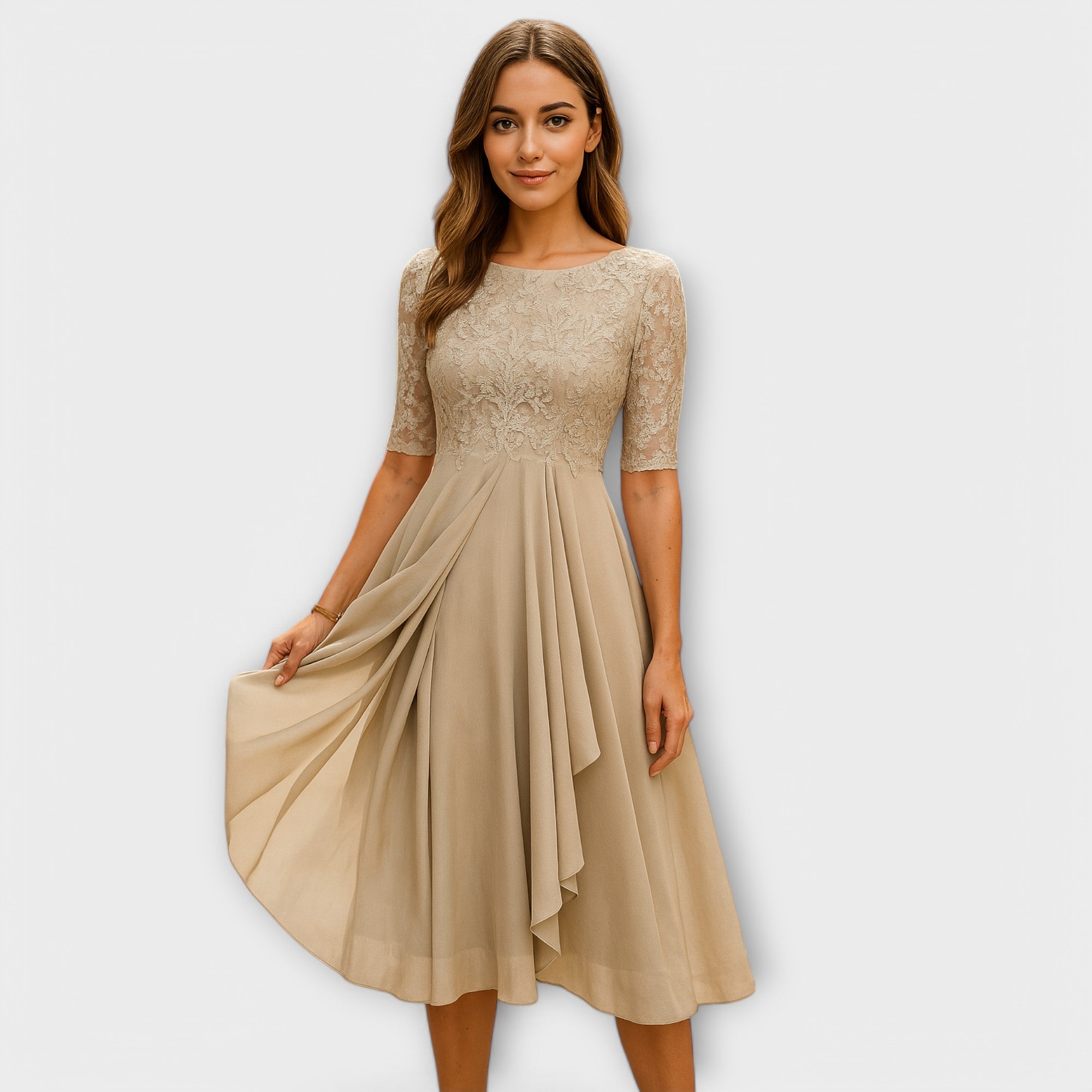 Élodie™ | Chic and Comfortable Dress for Wedding Guests