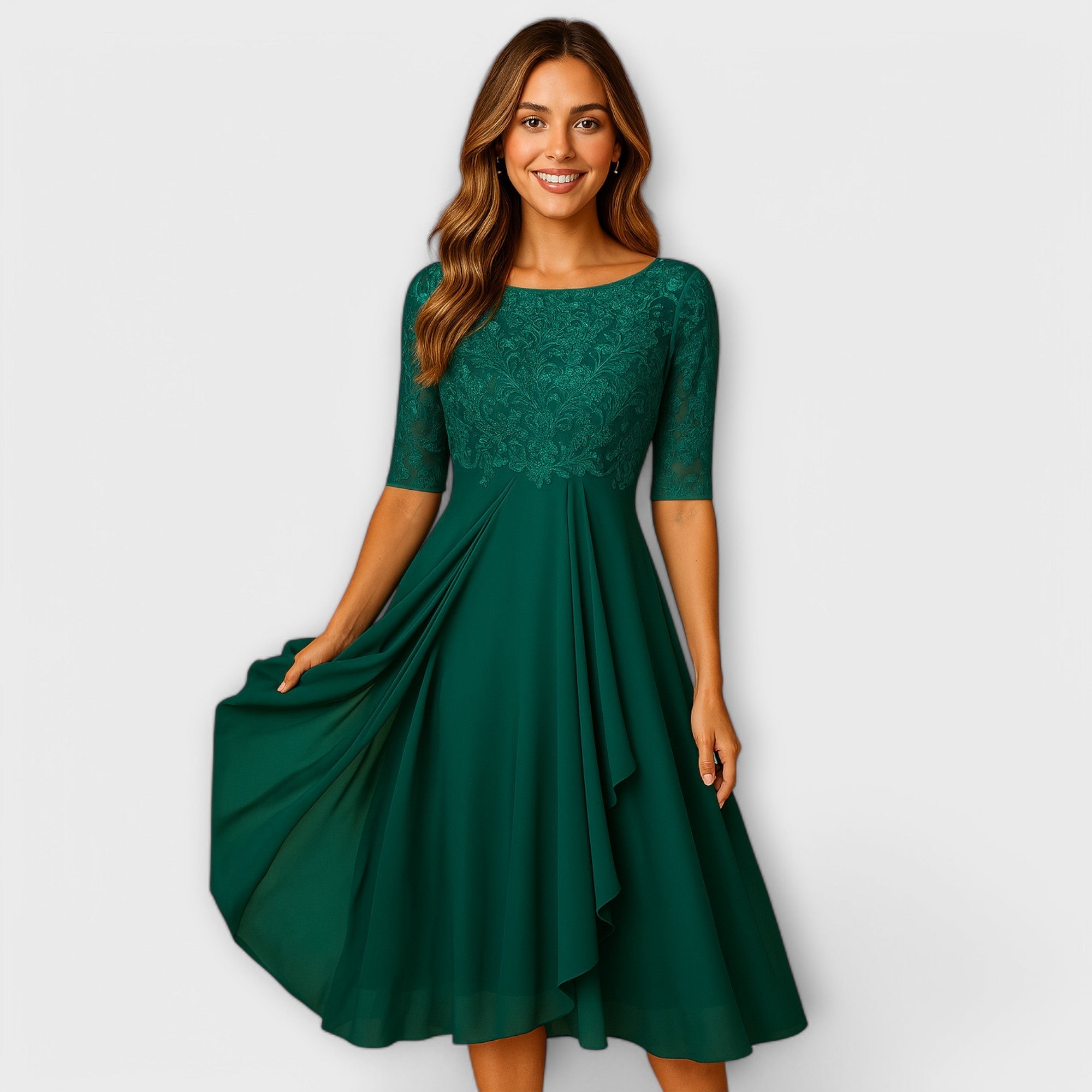 Élodie™ | Chic and Comfortable Dress for Wedding Guests