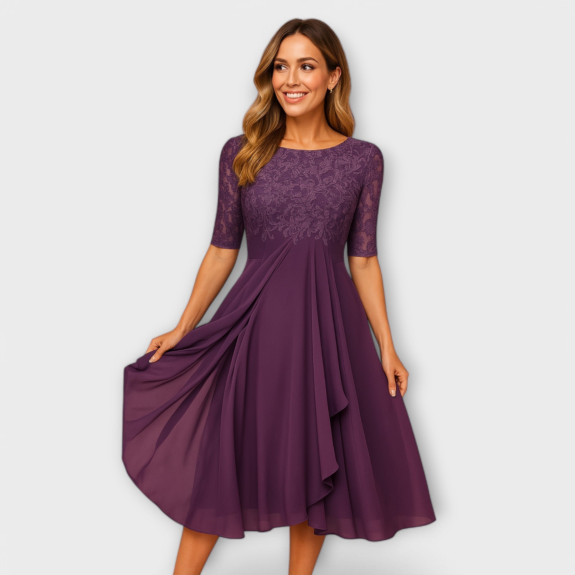 Élodie™ | Chic and Comfortable Dress for Wedding Guests