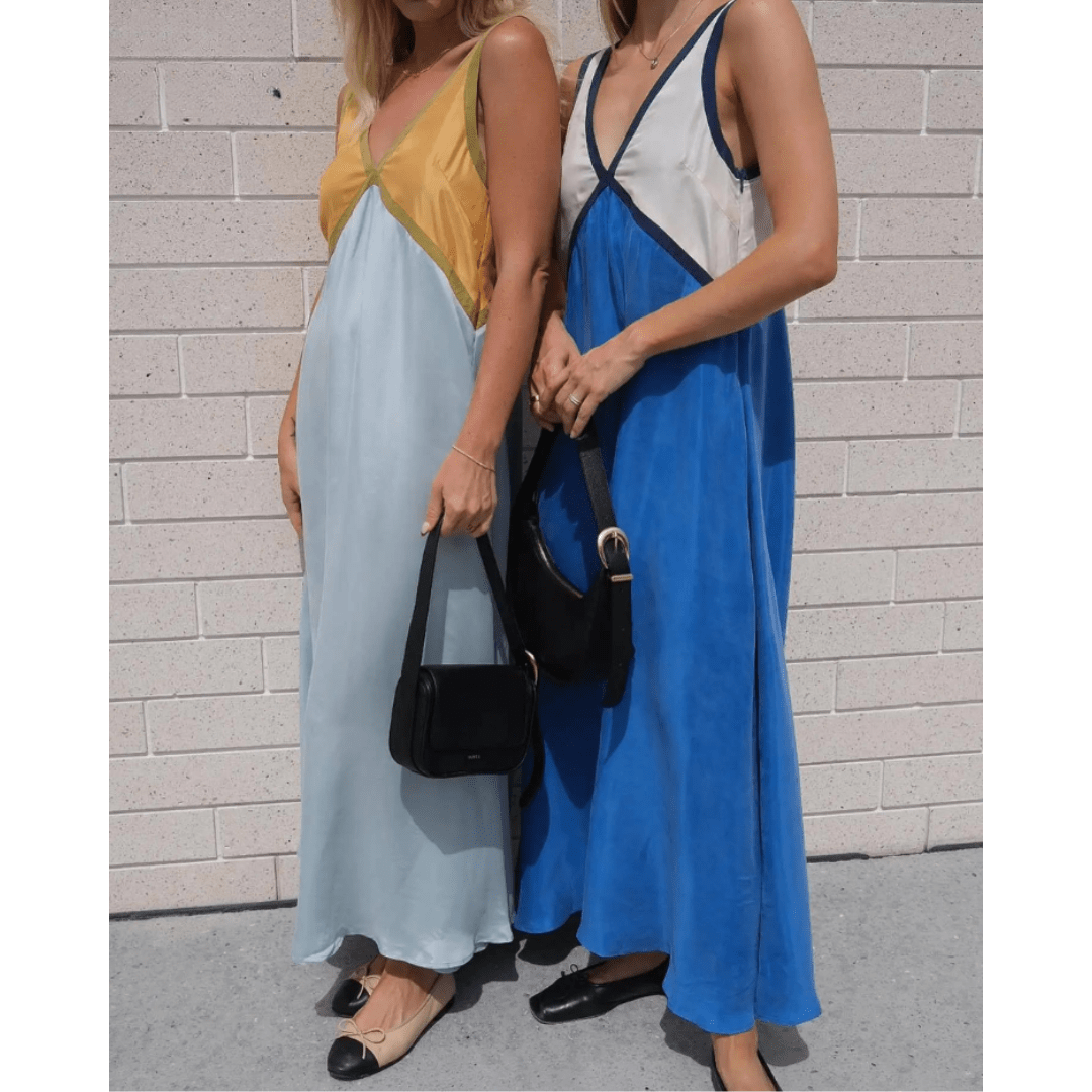 RENATA | Elegant V-Neck Dress for Any Occasion