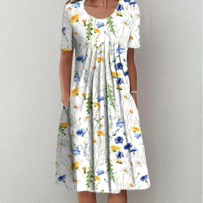 Adèle™ | Stylish and Comfortable Maternity Belly Cover Dress