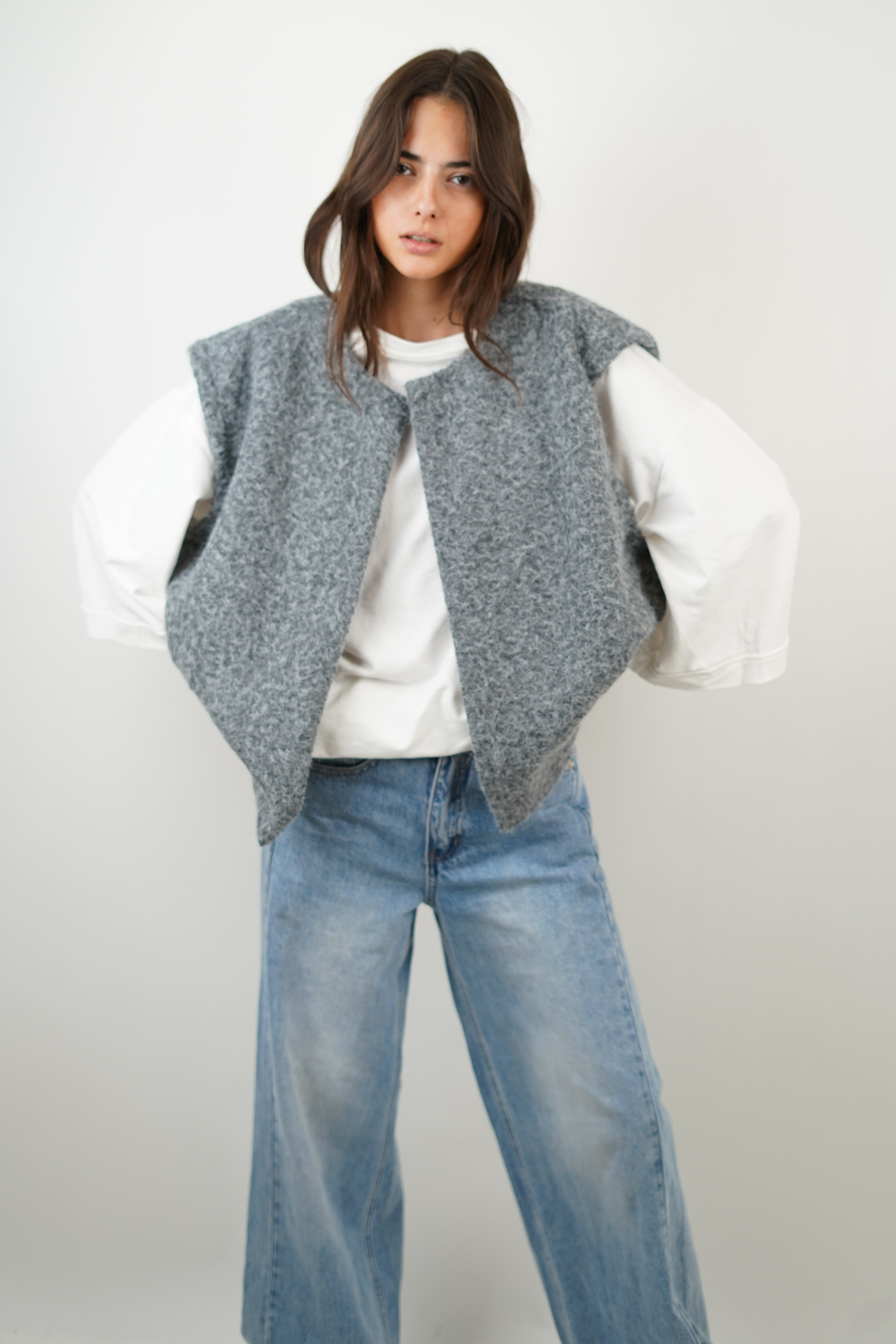 Ava | Luxury Mohair Vest