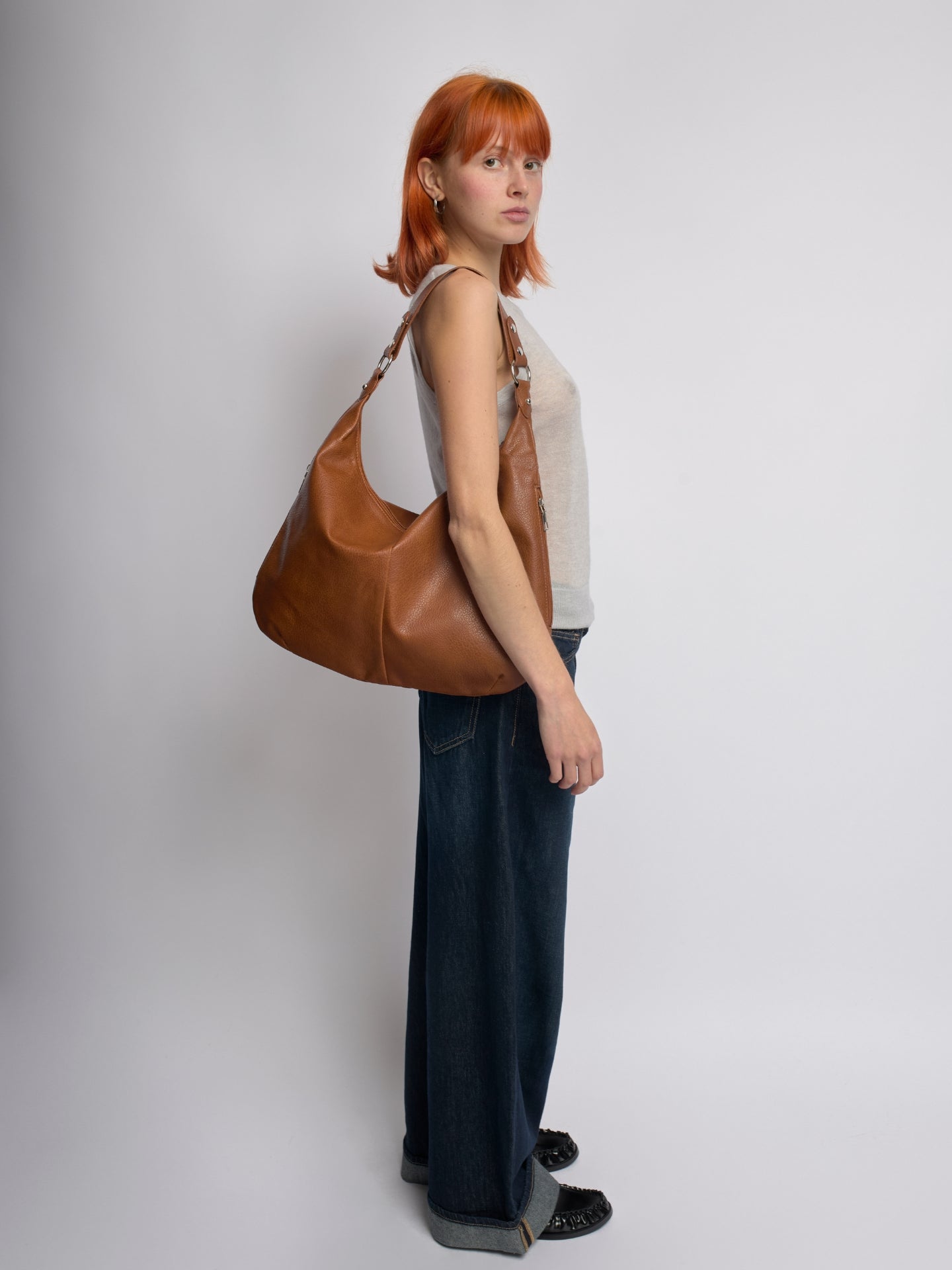 Kaia | Sleek Leather Bag 