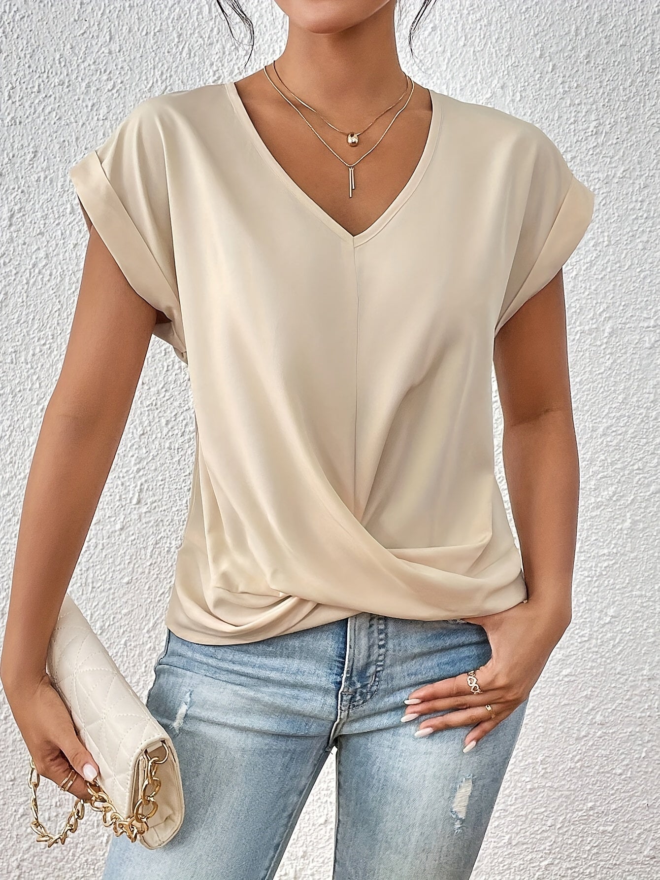 Éloïse™ | Casual Heart Neck T-shirt