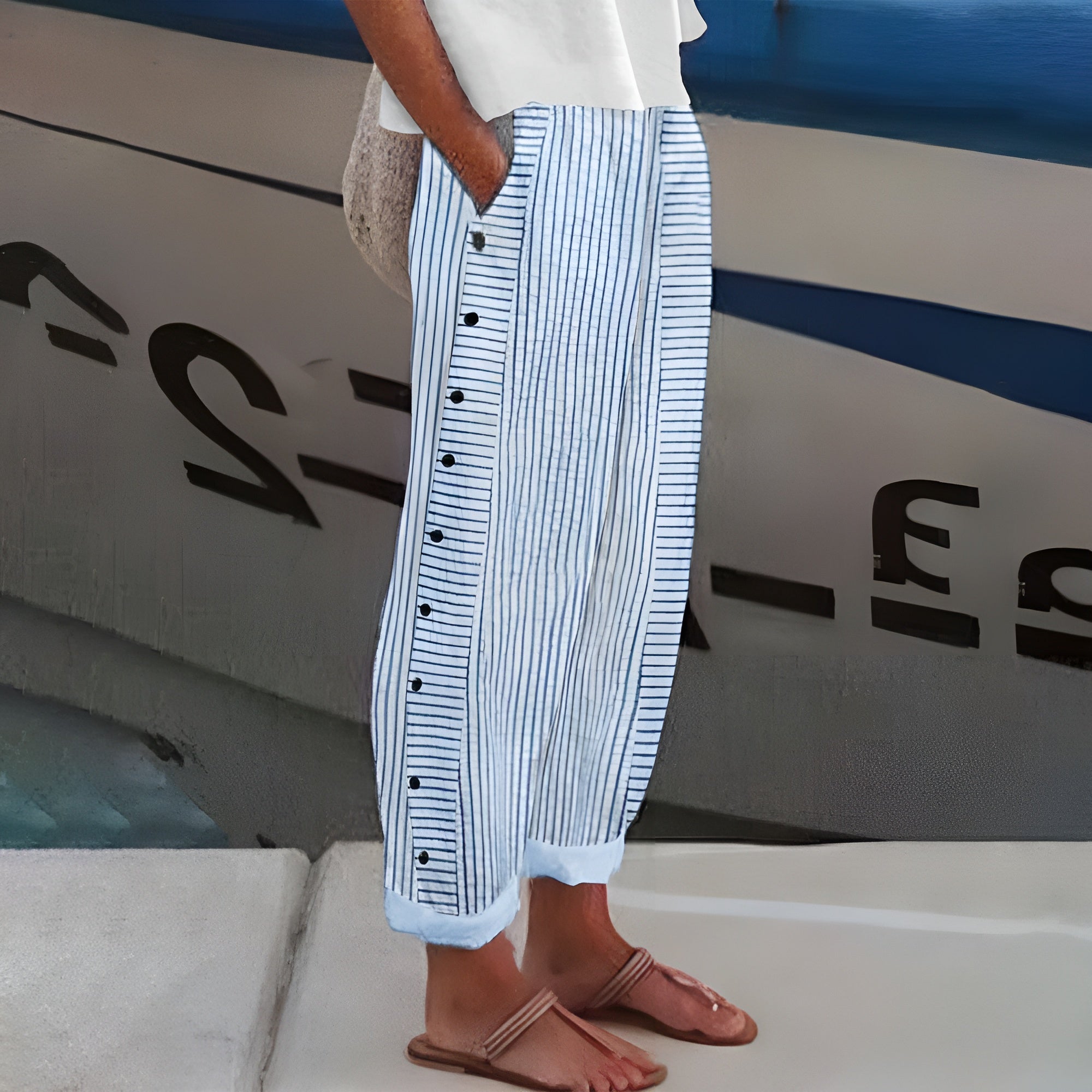 Sandrine | Linen Trousers