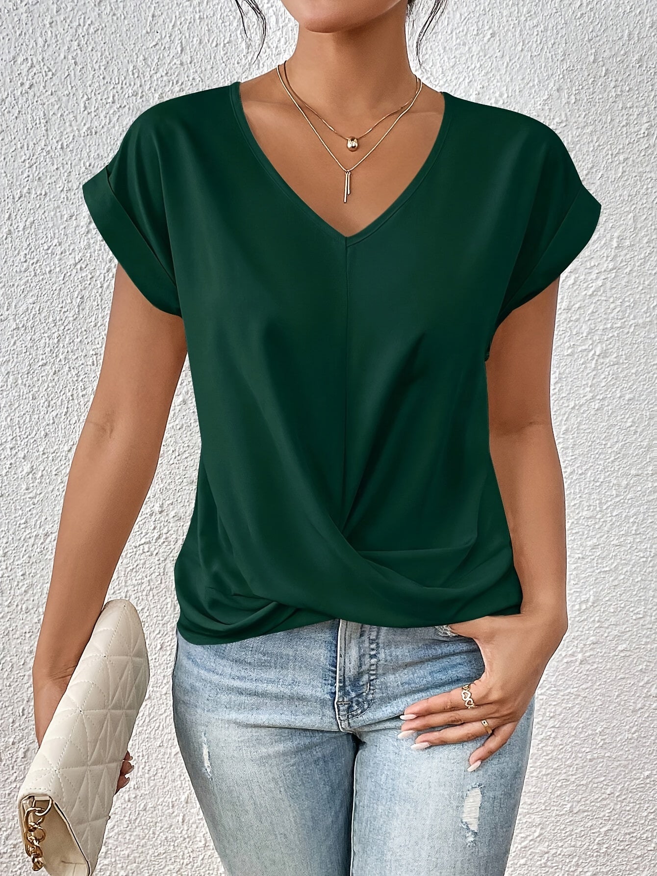Éloïse™ | Casual Heart Neck T-shirt