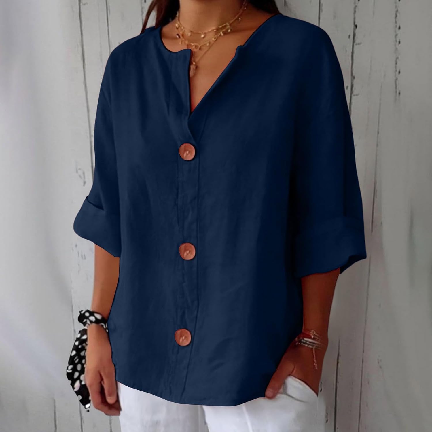 Carola™ | Elegant linen shirt for sunny comfort and style