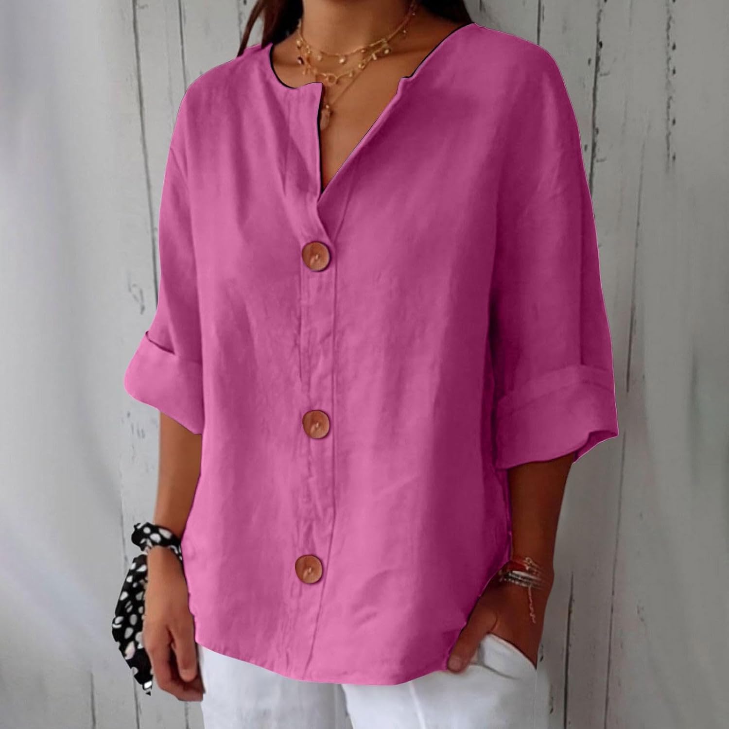 Carola™ | Elegant linen shirt for sunny comfort and style