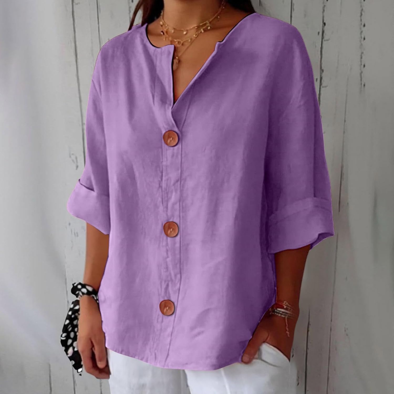 Carola™ | Elegant linen shirt for sunny comfort and style
