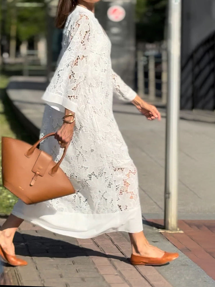 Sophie™ | Chic Dress with Stylish Borders and Comfort