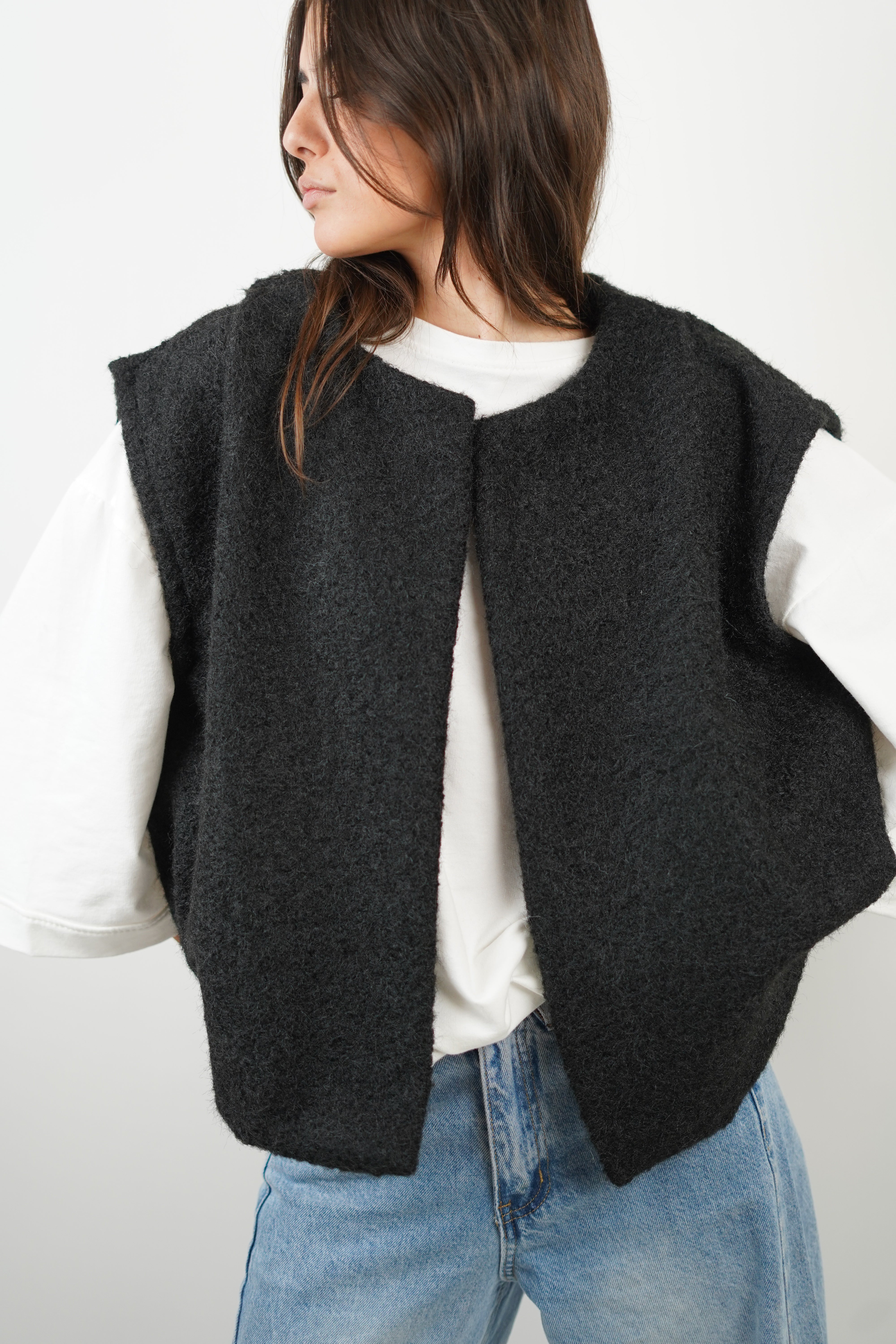 Ava | Luxury Mohair Vest