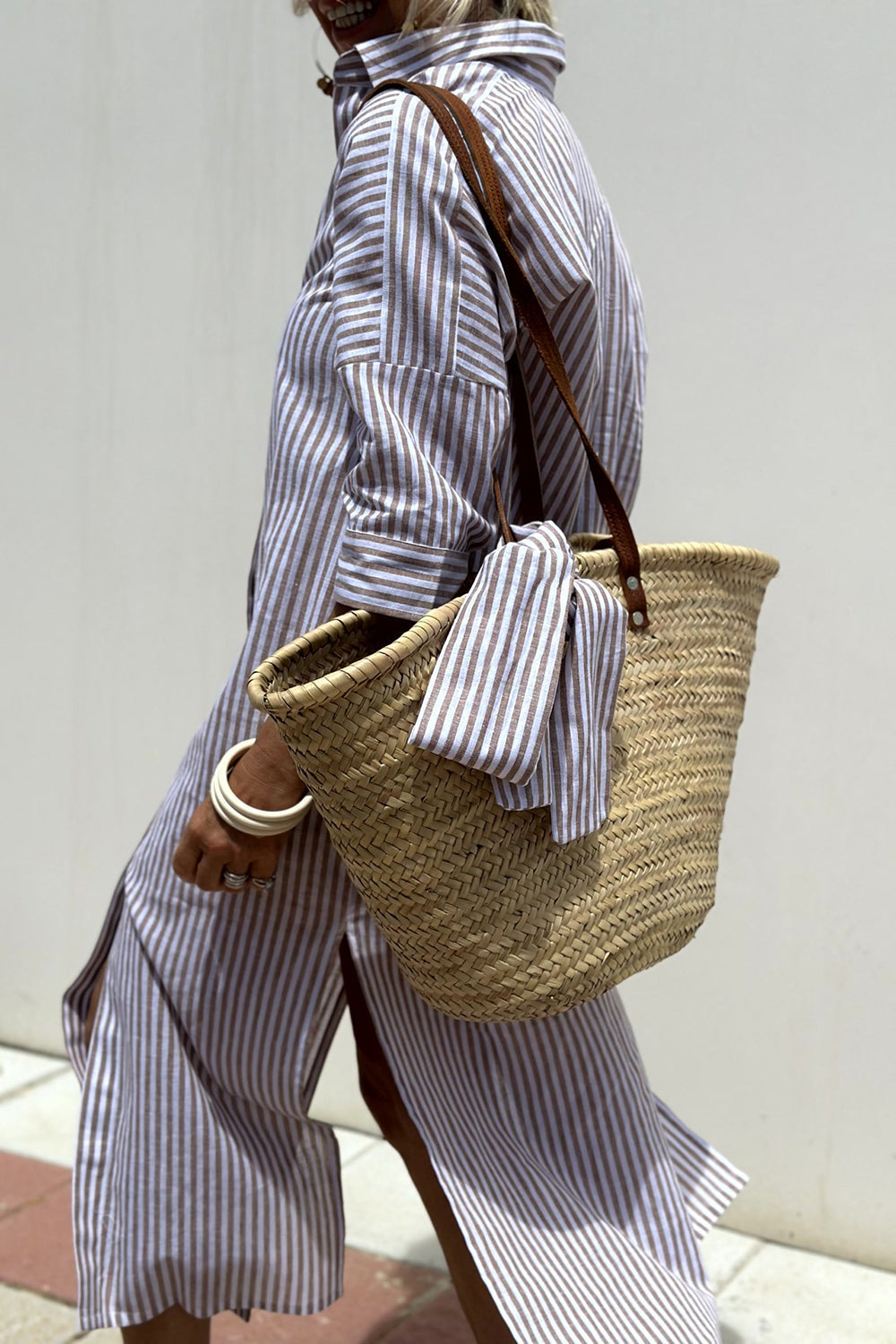 Sophia | Timeless Striped Dress Shirt with Elegant Comfort
