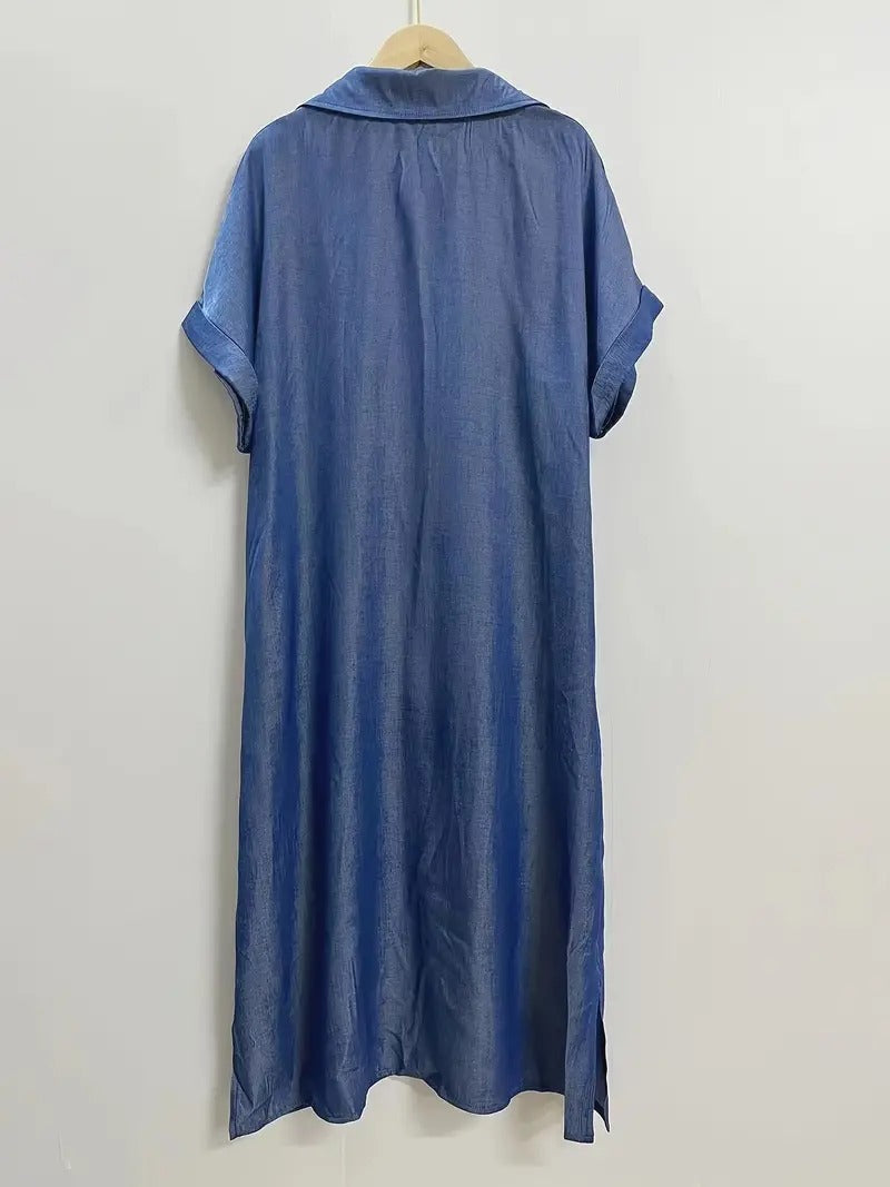 Béatrice | Stylish shirt dress with convenient pockets