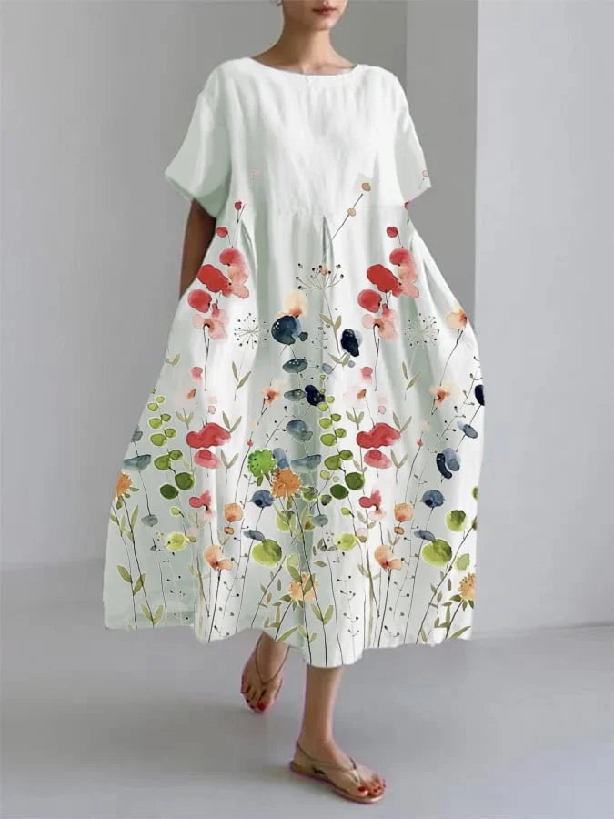 LILIANA | Effortless Floral Dress for Summer Comfort