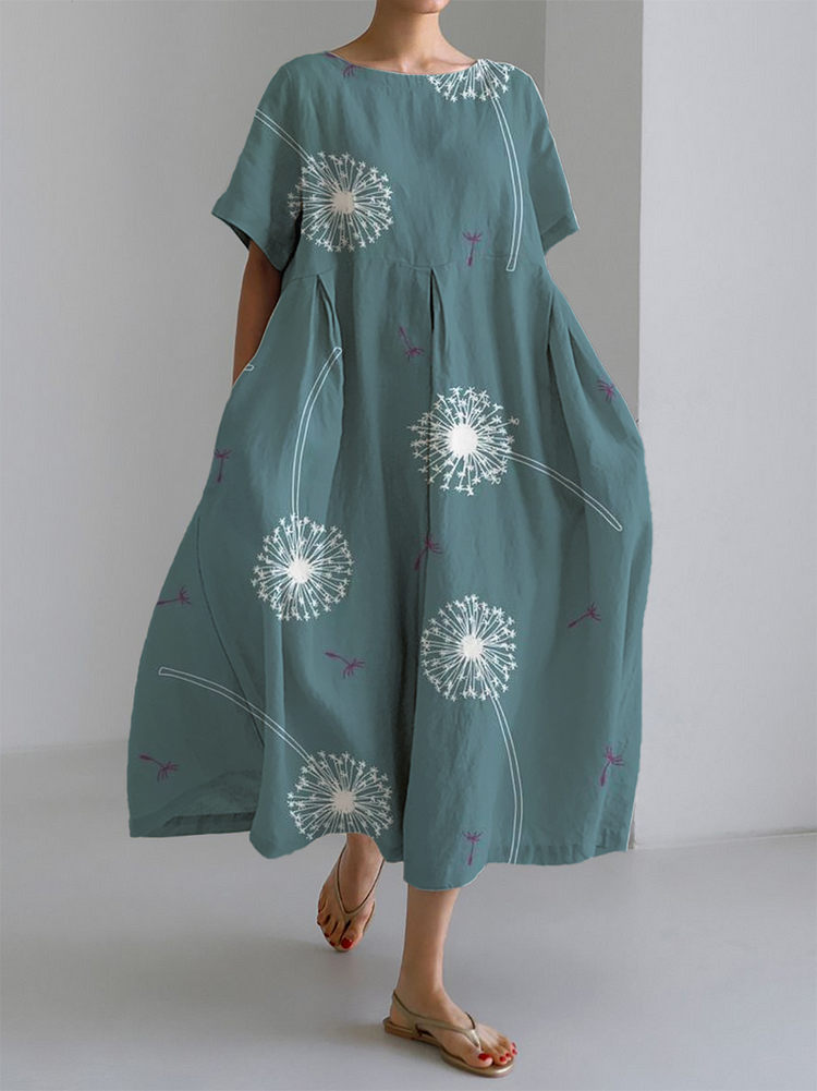 Gabriella | Elegant long summer dress, soft fabric, stylish print