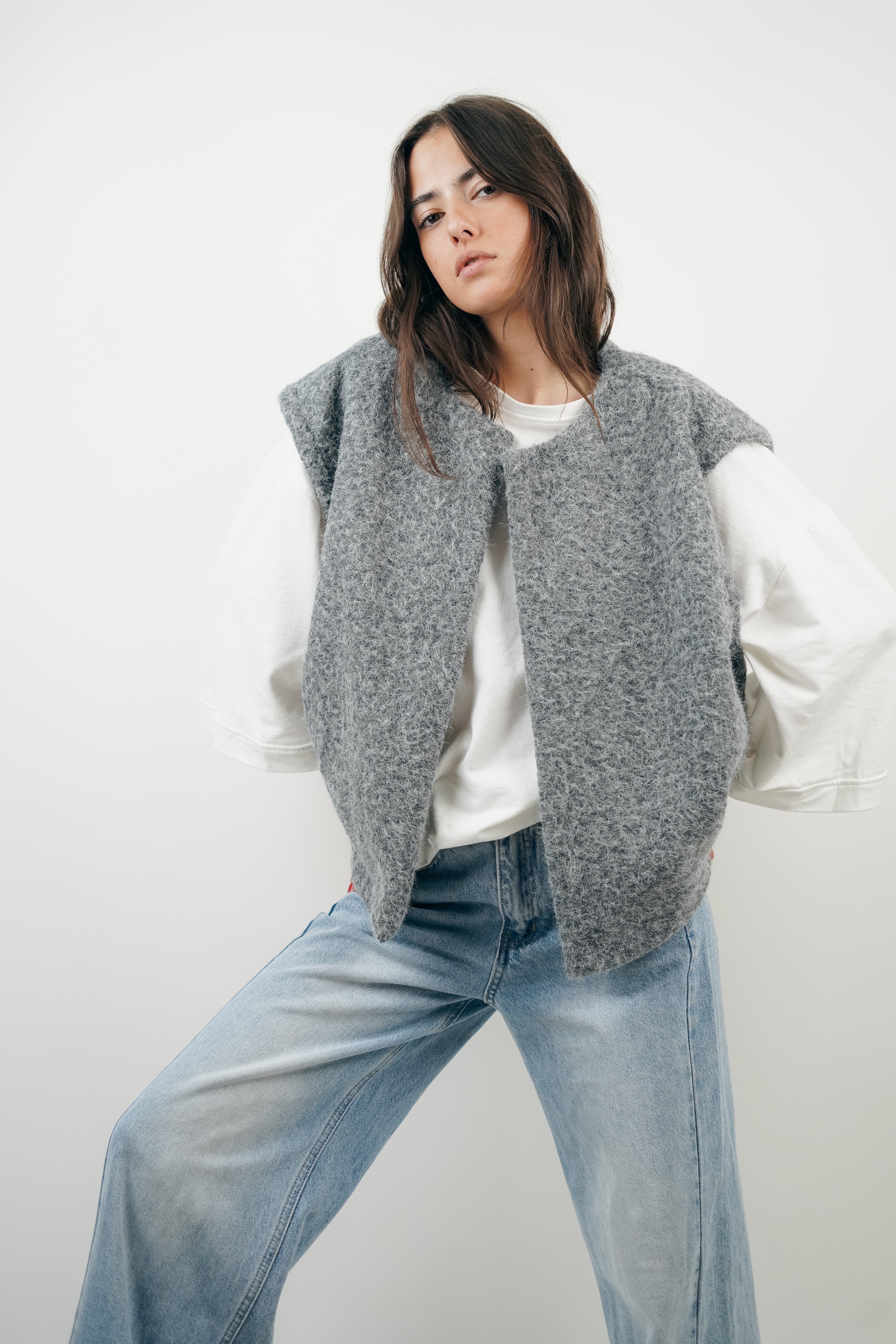 Ava | Luxury Mohair Vest