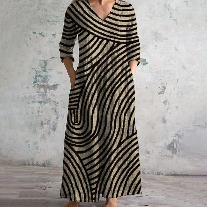 Ayla | Timeless Striped Dress for Effortless Elegance
