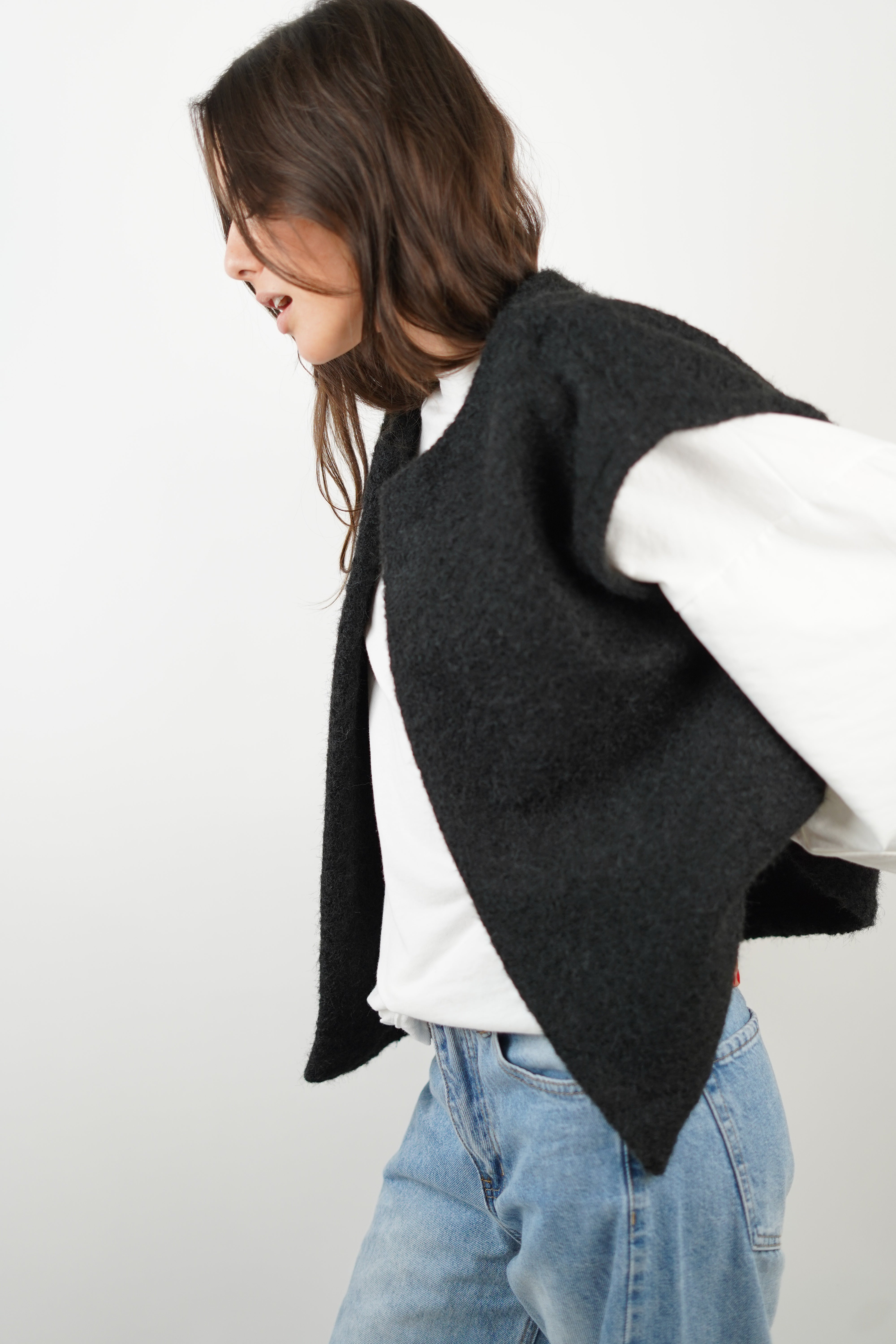 Ava | Luxury Mohair Vest