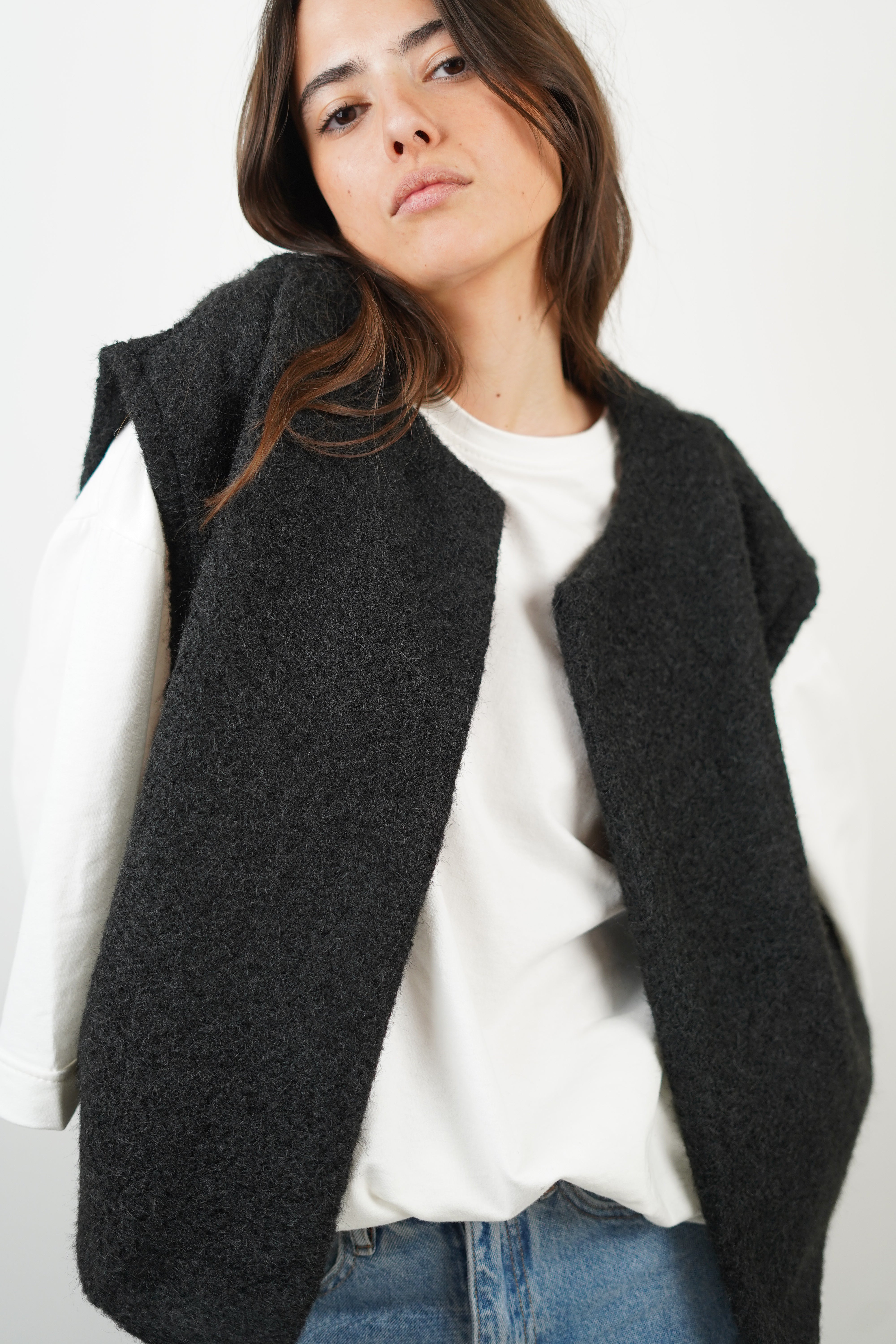 Ava | Luxury Mohair Vest