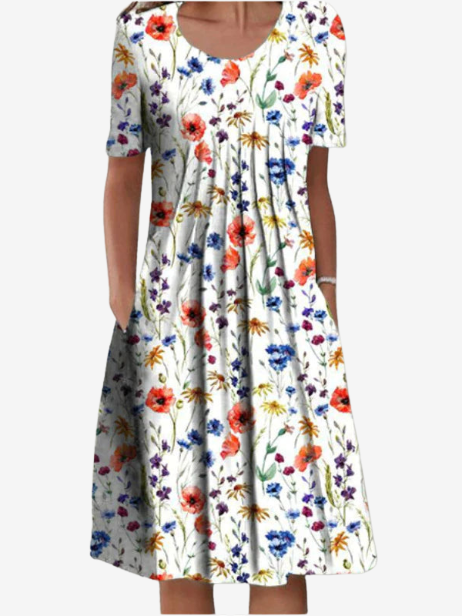Adèle™ | Stylish and Comfortable Maternity Belly Cover Dress