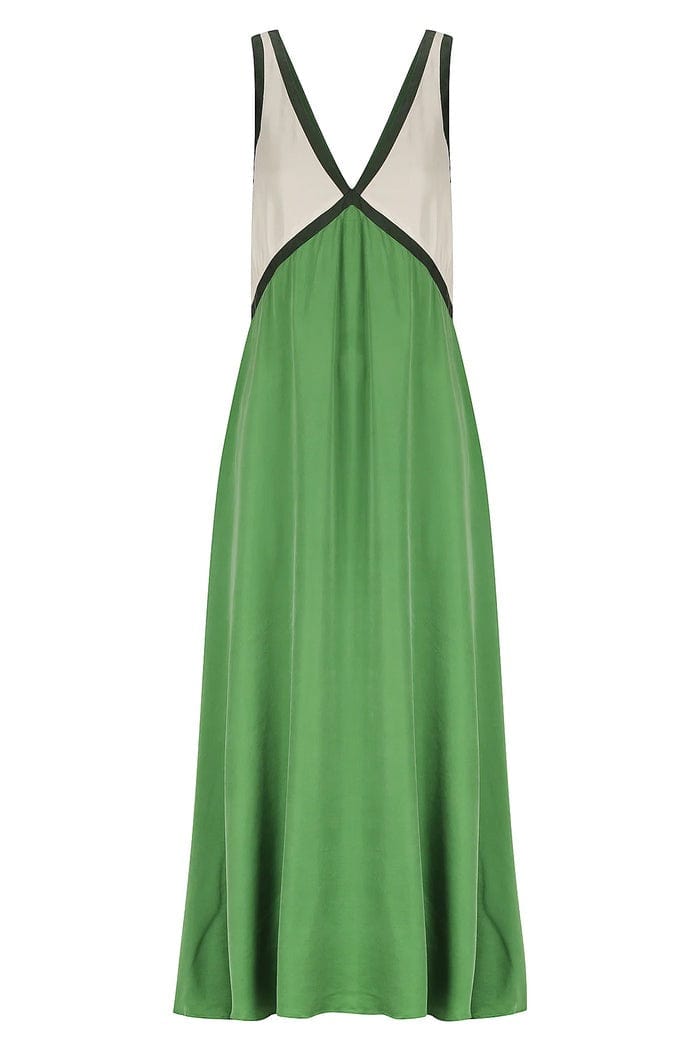 RENATA | Elegant V-Neck Dress for Any Occasion