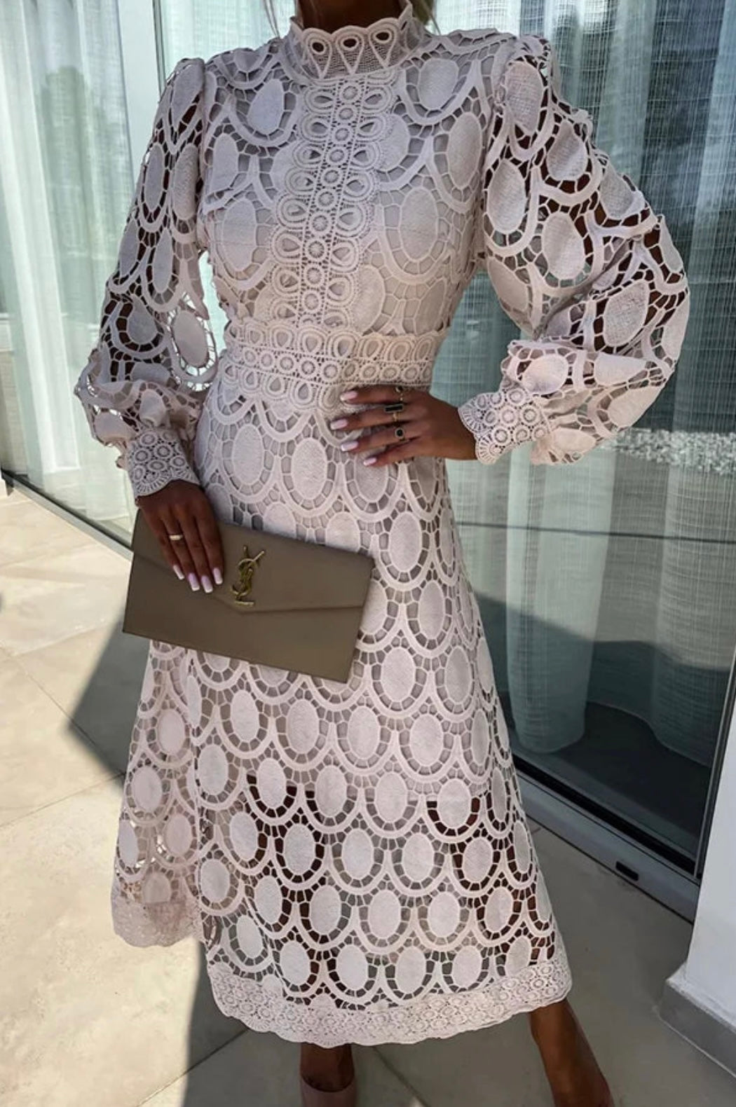Charlotte | Elegant Midi Dress with Flattering Fit and Style