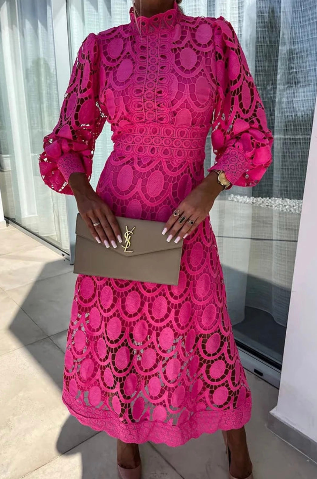 Charlotte | Elegant Midi Dress with Flattering Fit and Style