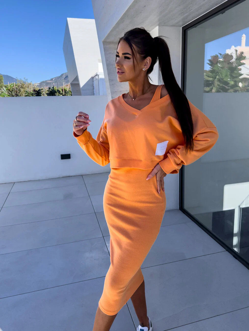Laurine | Versatile dress and sweatshirt for everyday comfort