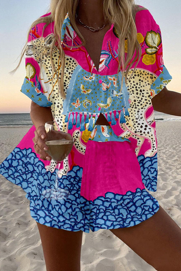 Belina™ | Stylish, Lightweight Linen Set with Butterfly Design