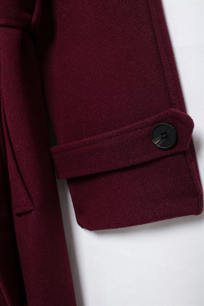 Classy | Burgundy Coat