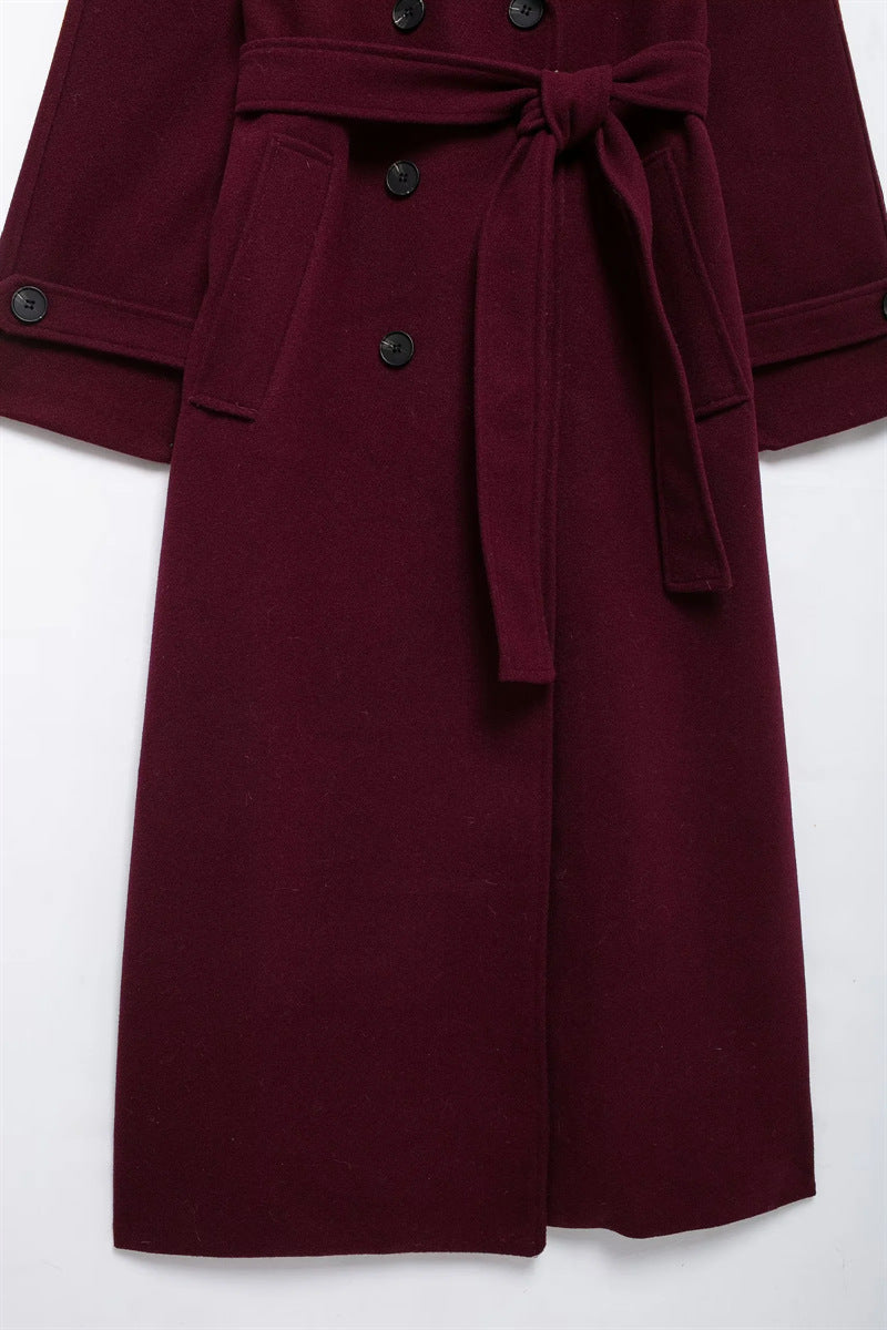 Classy | Burgundy Coat