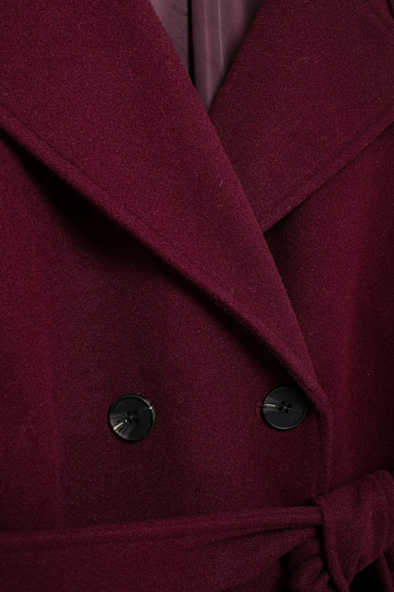 Classy | Burgundy Coat