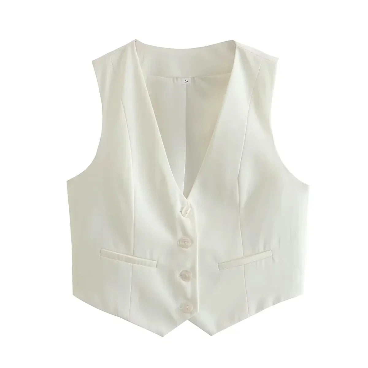 Lola | Cropped Gilet Top 