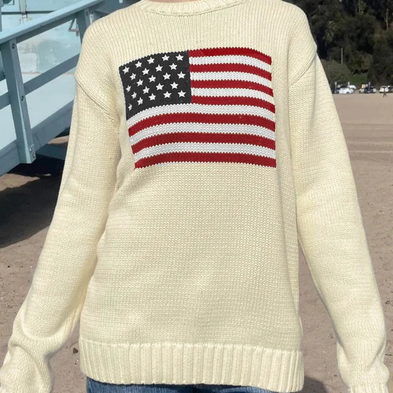 Sofie | American Flag Sweater 