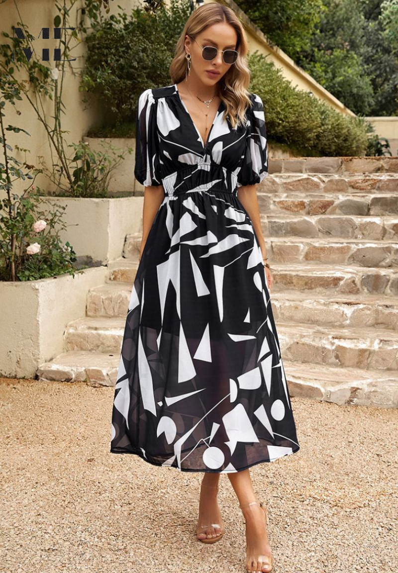 Danielle | Elegant Midi Dress for Every Occasion