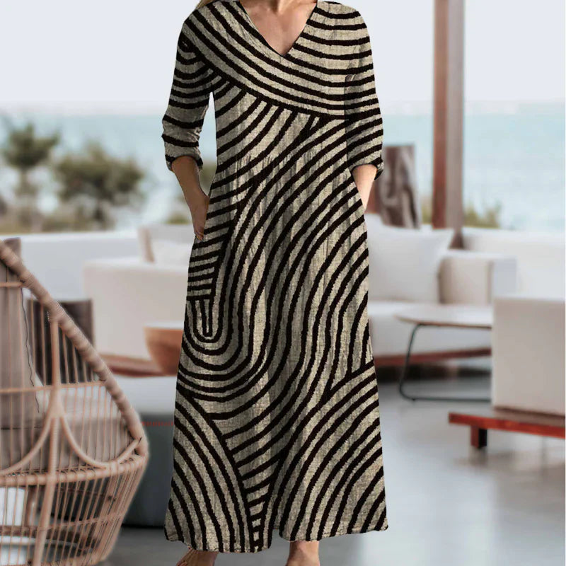 Ayla | Timeless Striped Dress for Effortless Elegance