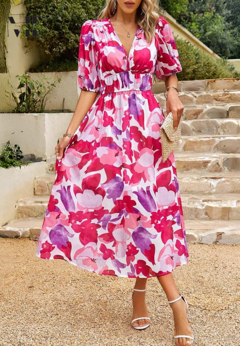Danielle | Elegant Midi Dress for Every Occasion