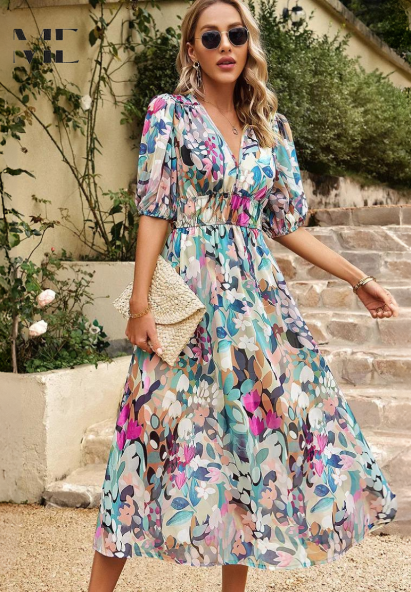 Danielle | Elegant Midi Dress for Every Occasion