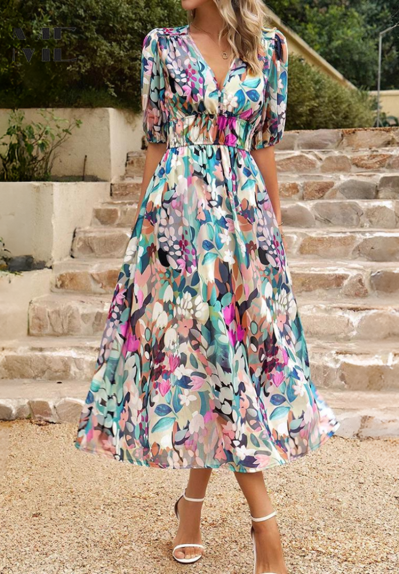 Danielle | Elegant Midi Dress for Every Occasion
