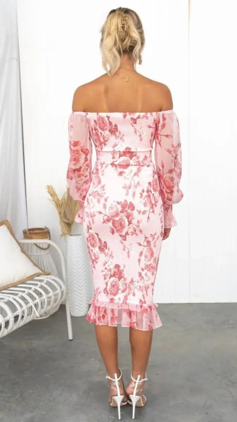 Kendall | Elegant Midi Dress for Effortless Style and Comfort