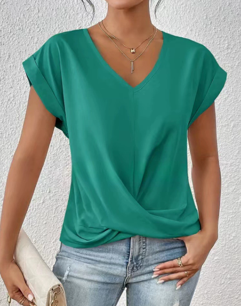 Éloïse™ | Casual Heart Neck T-shirt