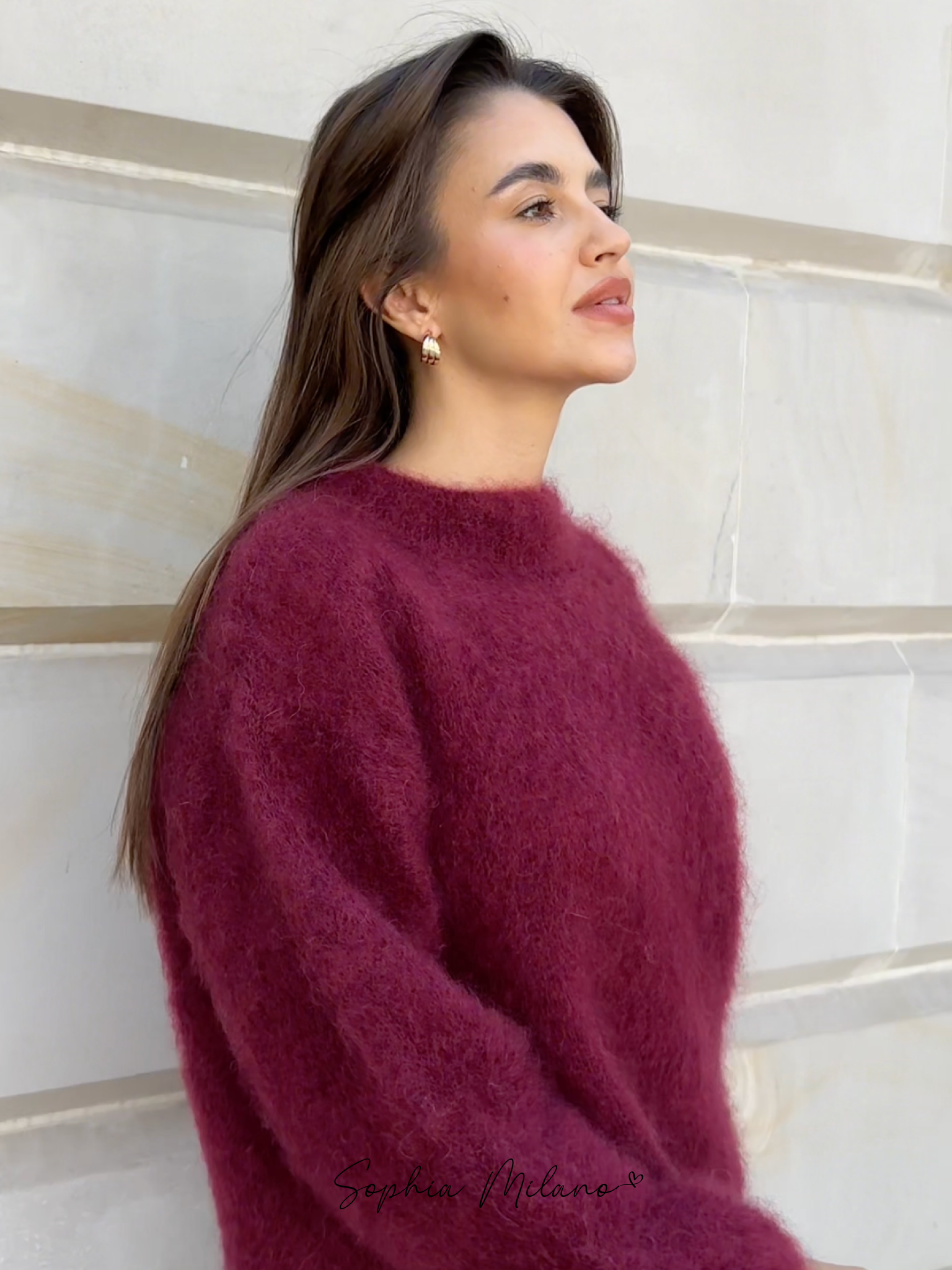 Sophia | Mohair Crewneck