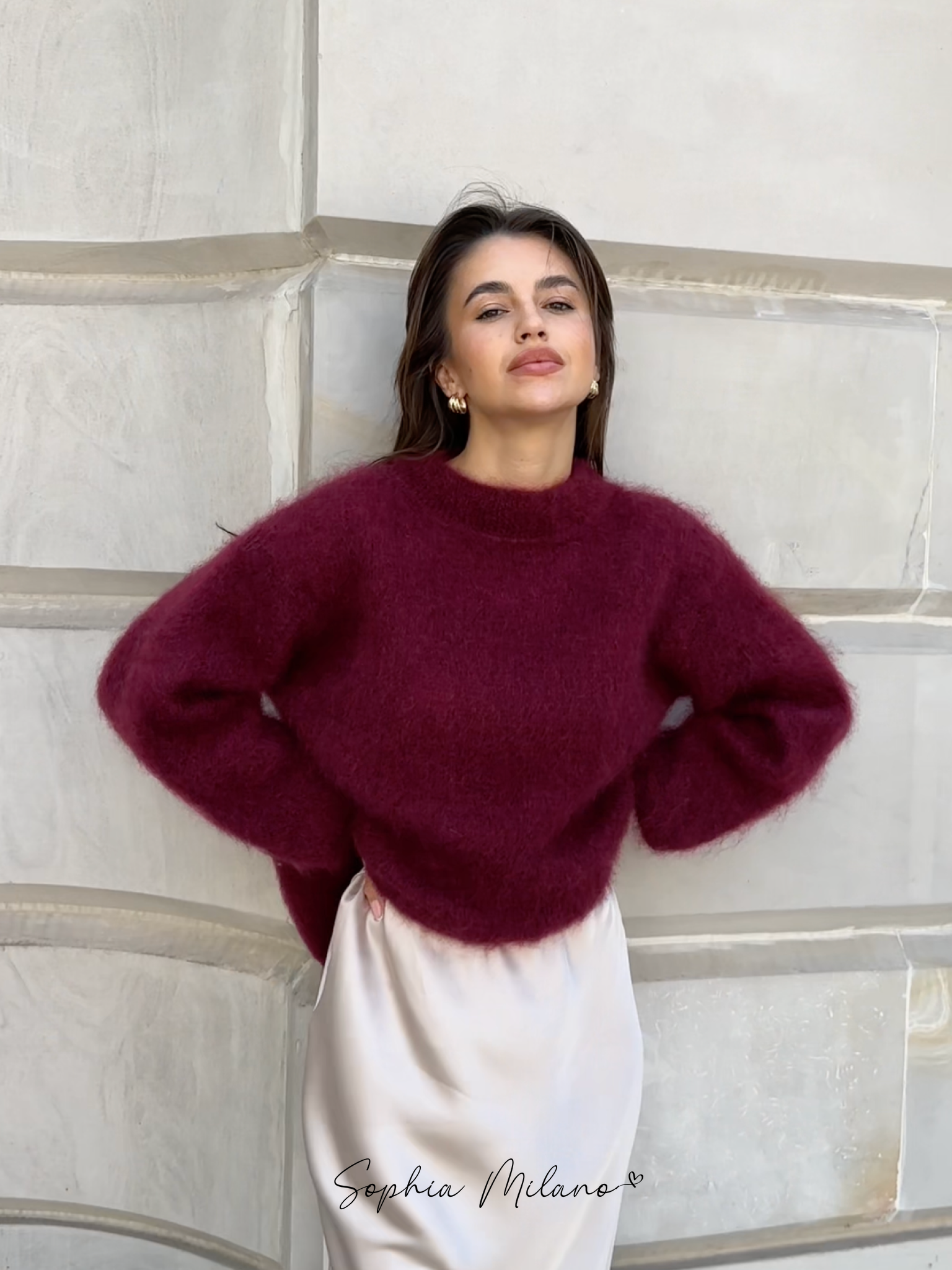 Sophia | Mohair Crewneck