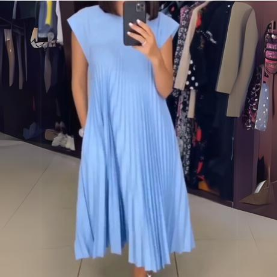 Seline® | Breezy, Stylish, and Comfortable Pleated Dress