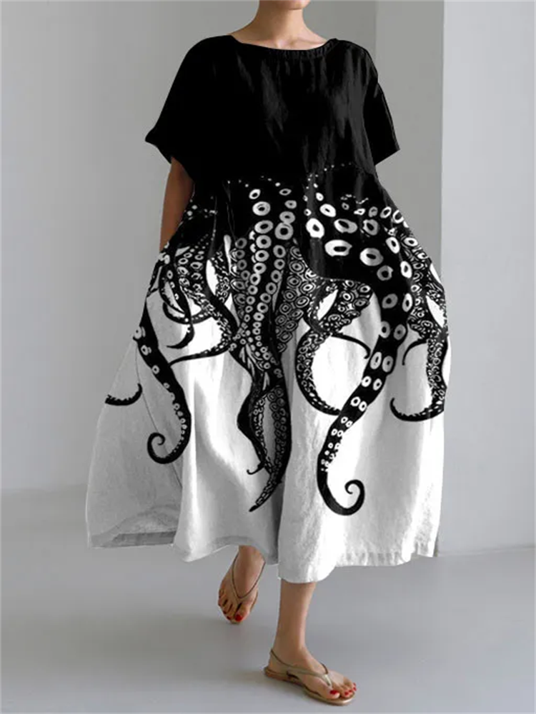 RAFFAELLA | Unique artistic summer dress for effortless comfort